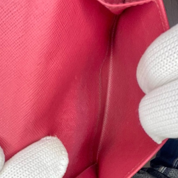 Prada Saffiano Leather Compct Bar Flap Wallet - Picture 8 of 12